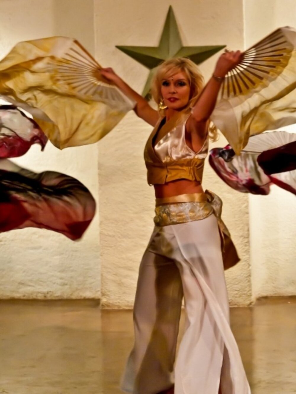 Asian fusion dance costume